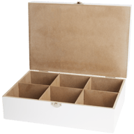 Caja de almacenaje con bandeja