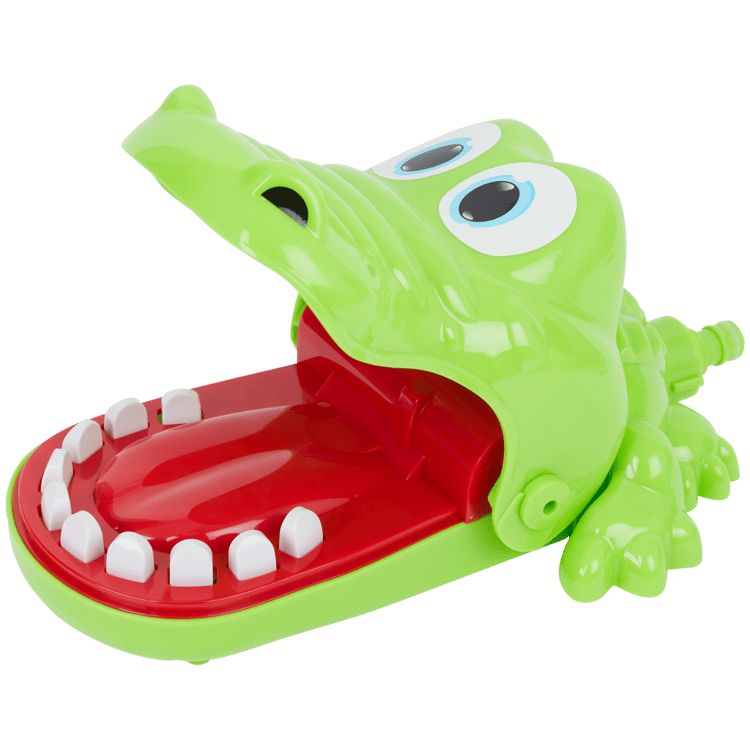 Krokodil-Zahnarztspiel & Wasserspritzer