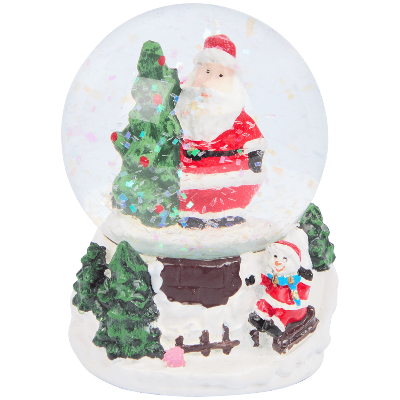 Home Accents Schneekugel mit Weihnachtsfiguren