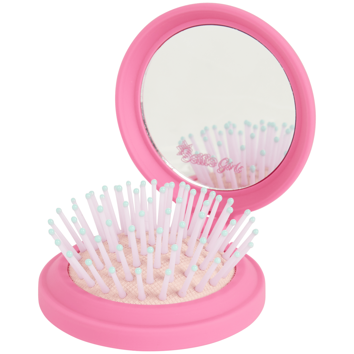 Escova de cabelo com espelho Selfie Girls