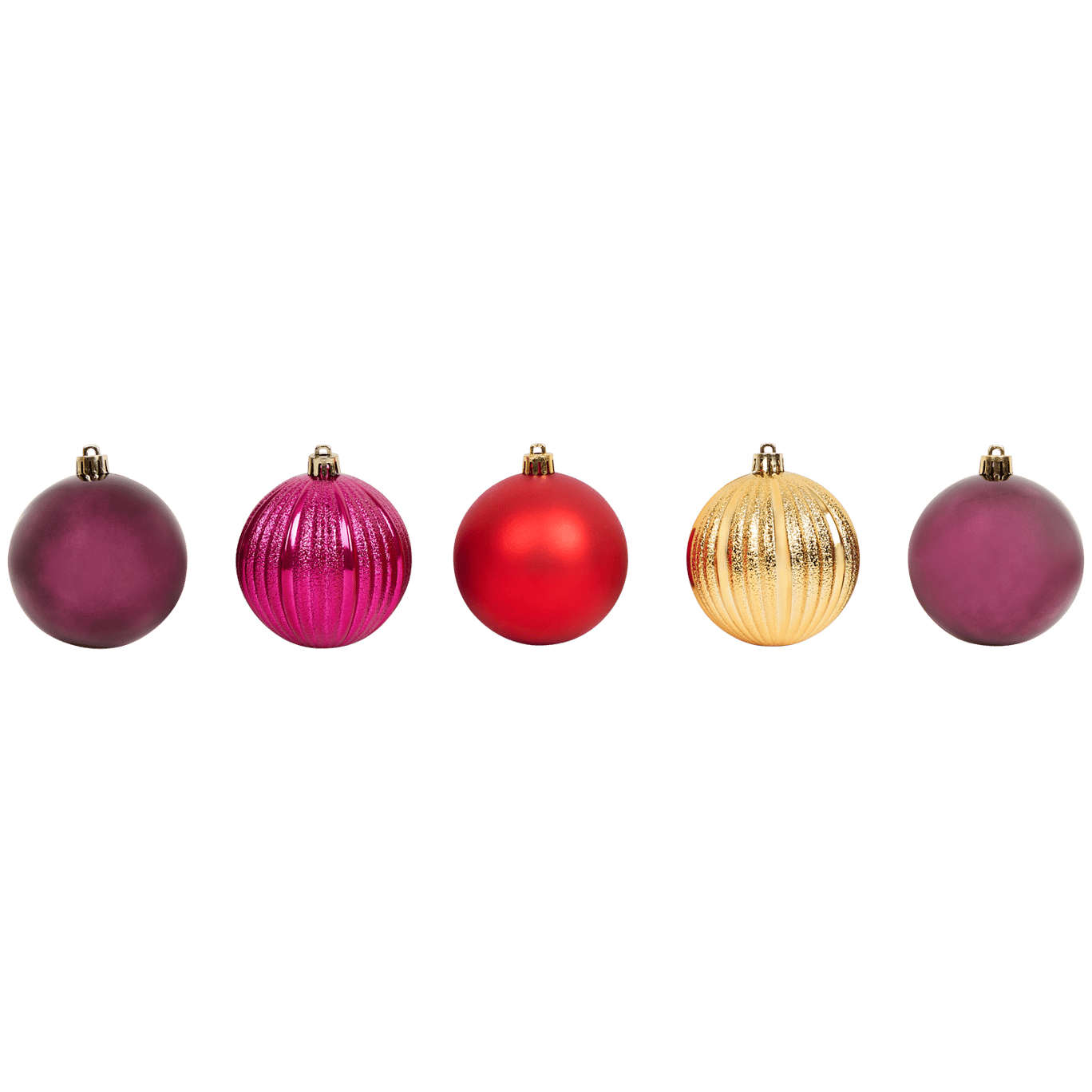 Boules de Noël en plastique