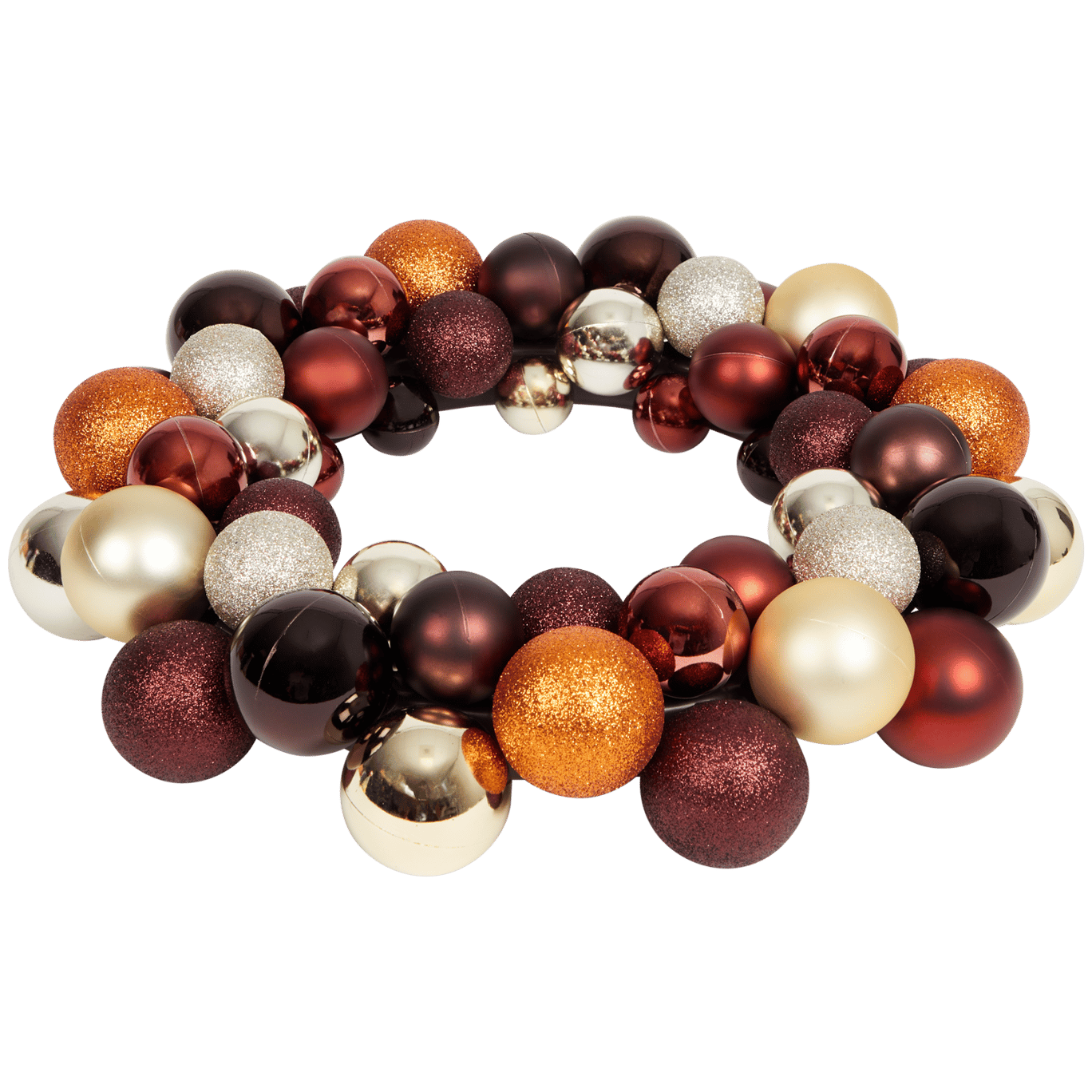 Absolu Chic kerstkrans met kerstballen