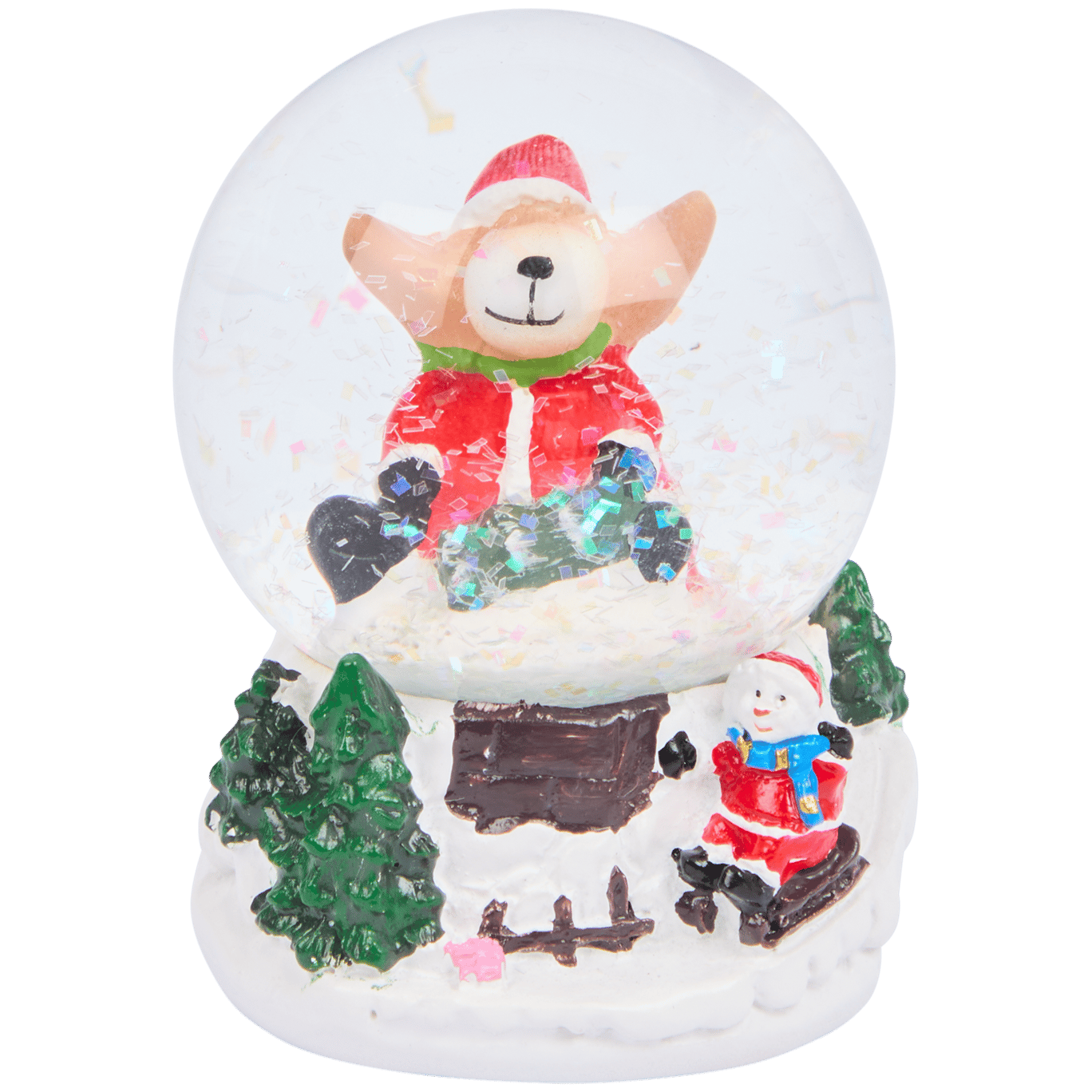 Home Accents Schneekugel mit Weihnachtsfiguren