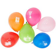 Balões com estampado