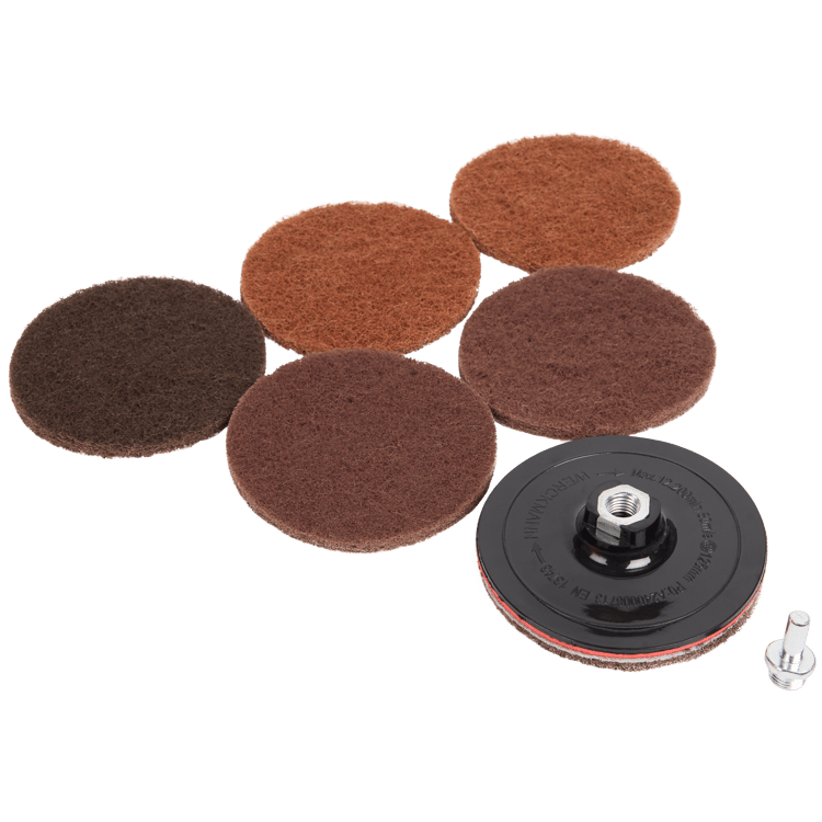 Lot De 3 Disques De Meulage Pour Meuleuse D'angle Type 100 - Grains 50, 100, 200 - Pour Béton, Carrelage, Pierre, Métal