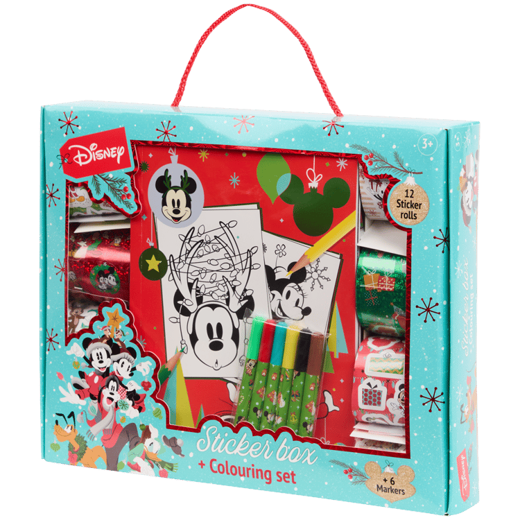 Disney kerstkleurboek met stickers