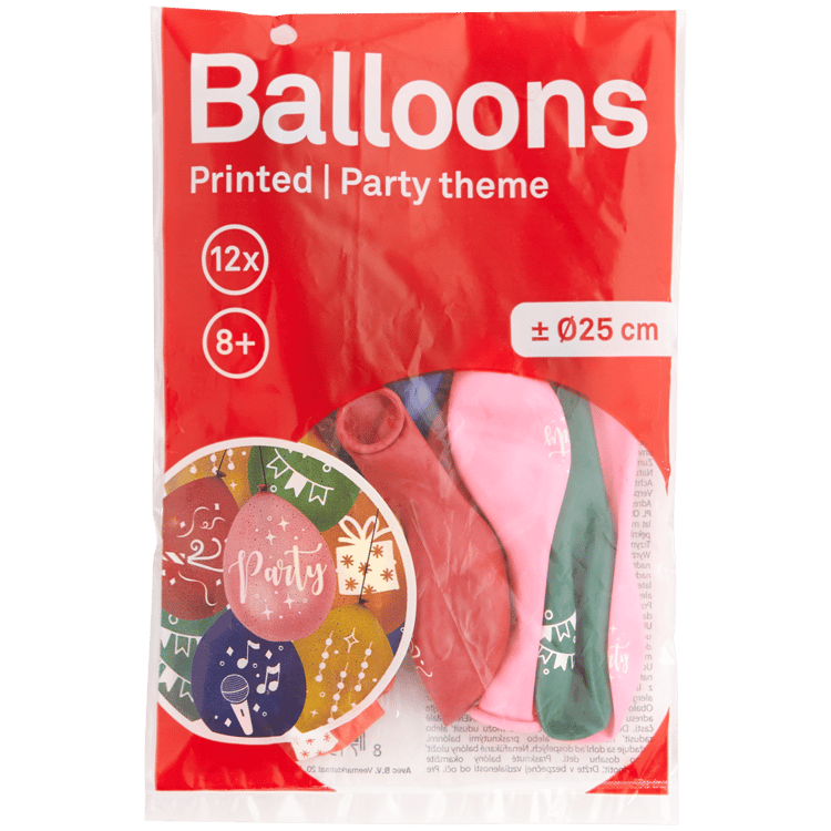 Globos con estampados