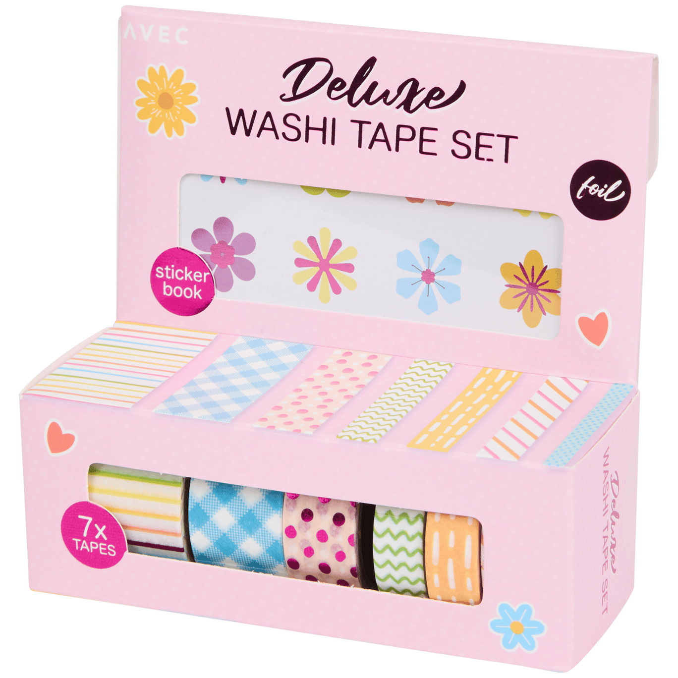 Conjunto de fitas washi tape Avec