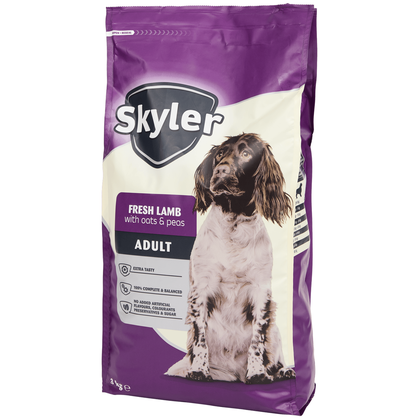 Ração seca para cães Skyler Borrego