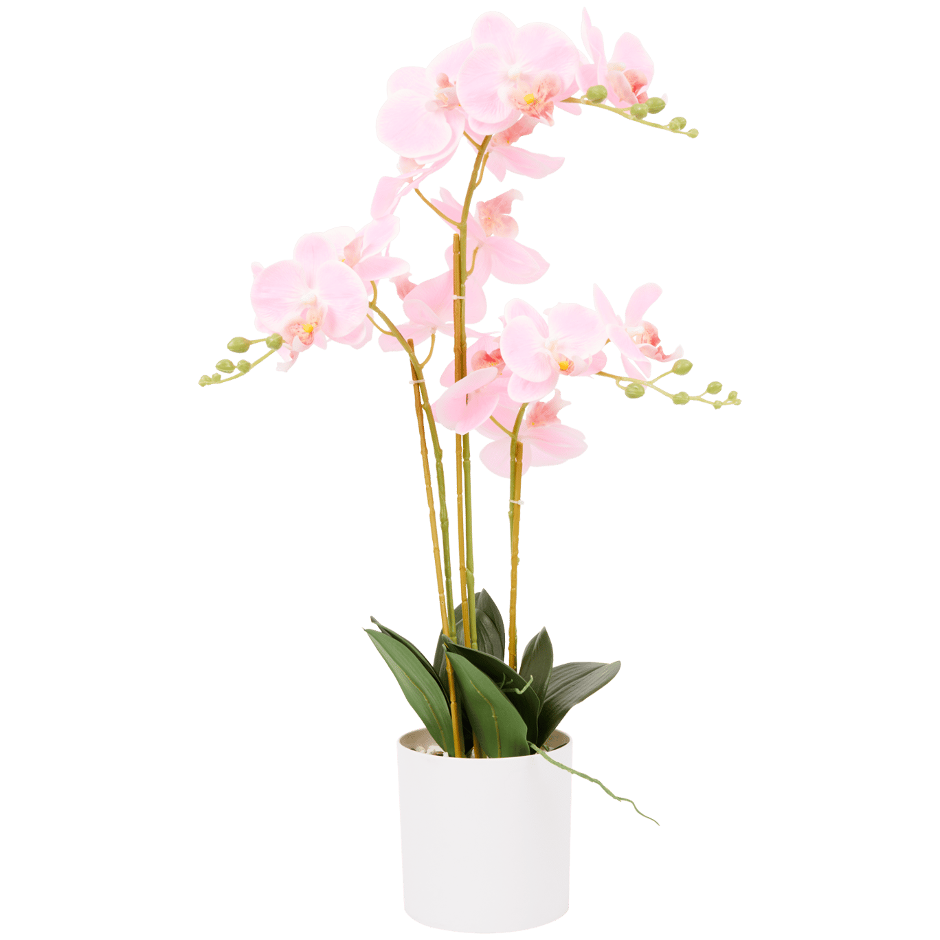 Umělá orchidej v květináči