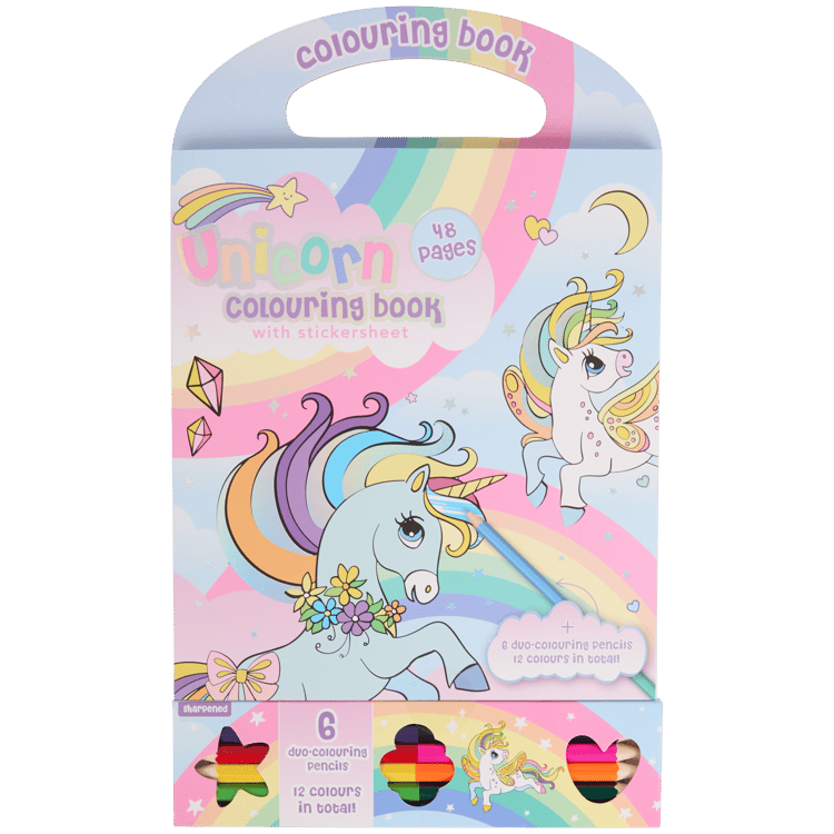 Livro para colorir com lápis de cor