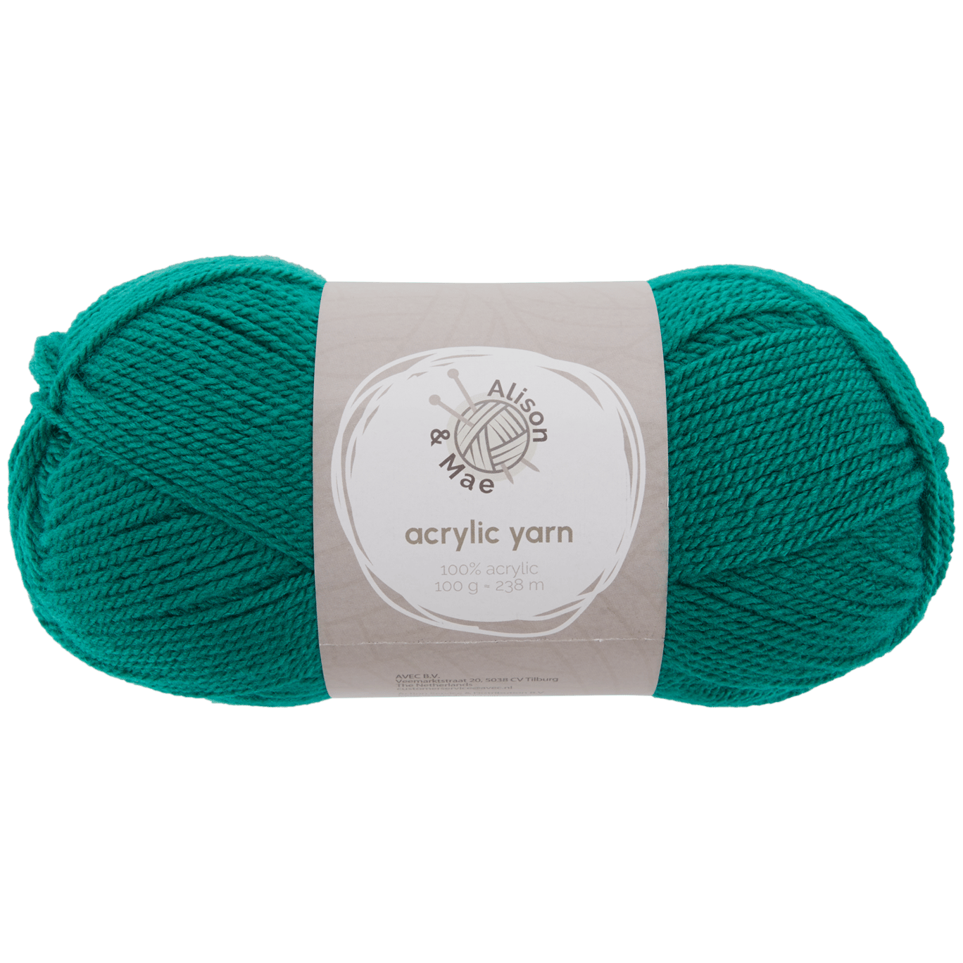Fil à tricoter Alison & Mae Essentials Vert
