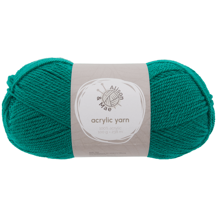 Fil à tricoter Alison & Mae Essentials Vert