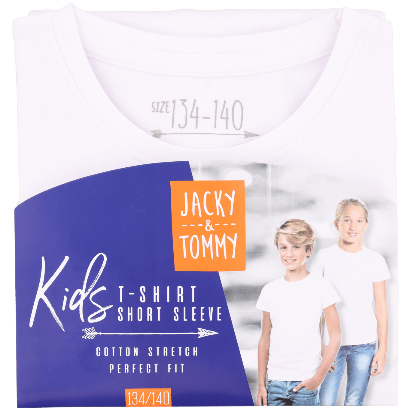 verstoring twee Nebu Jacky & Tommy basic T-shirt | Action.com