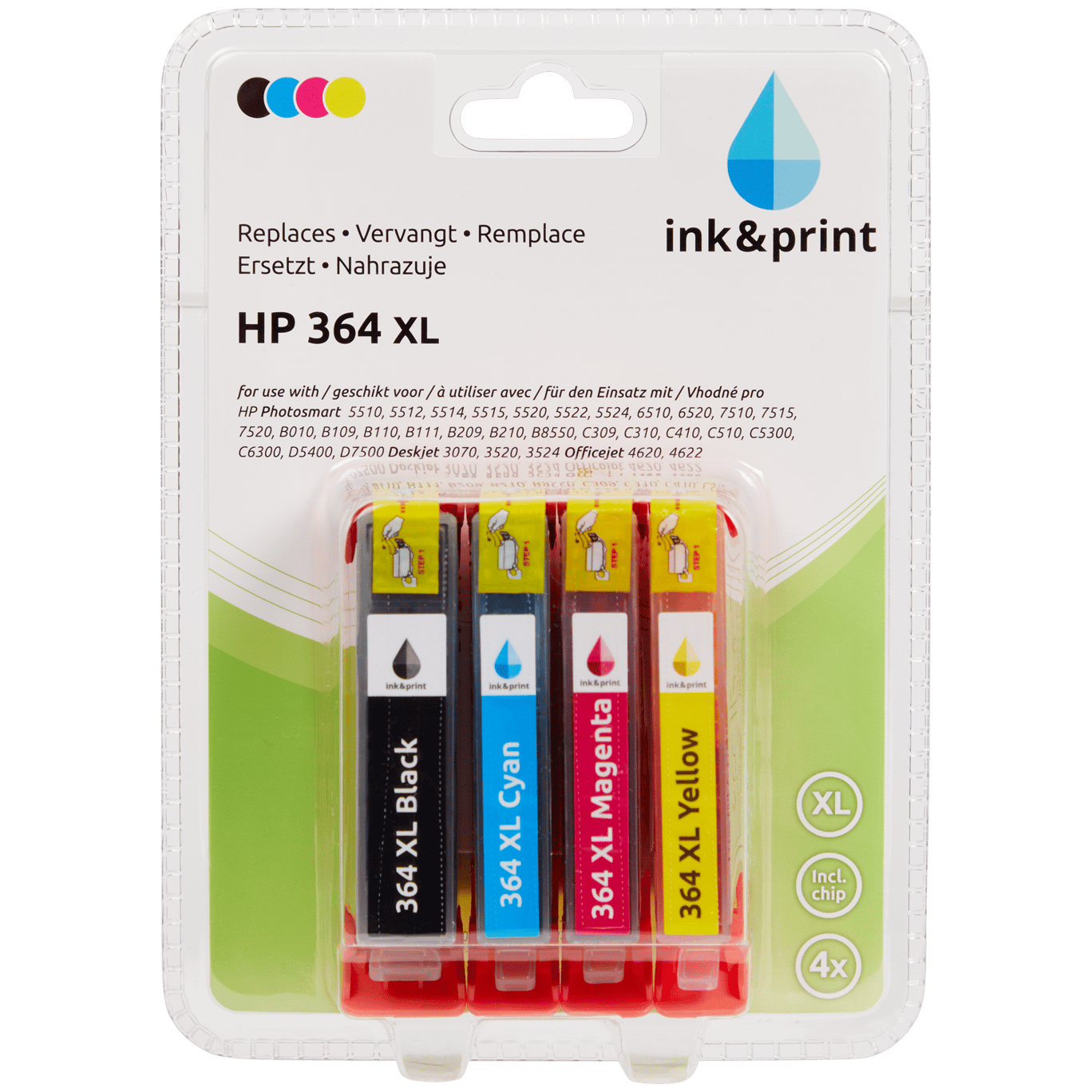 Inkoustové kazety Ink & Print HP 364 XL