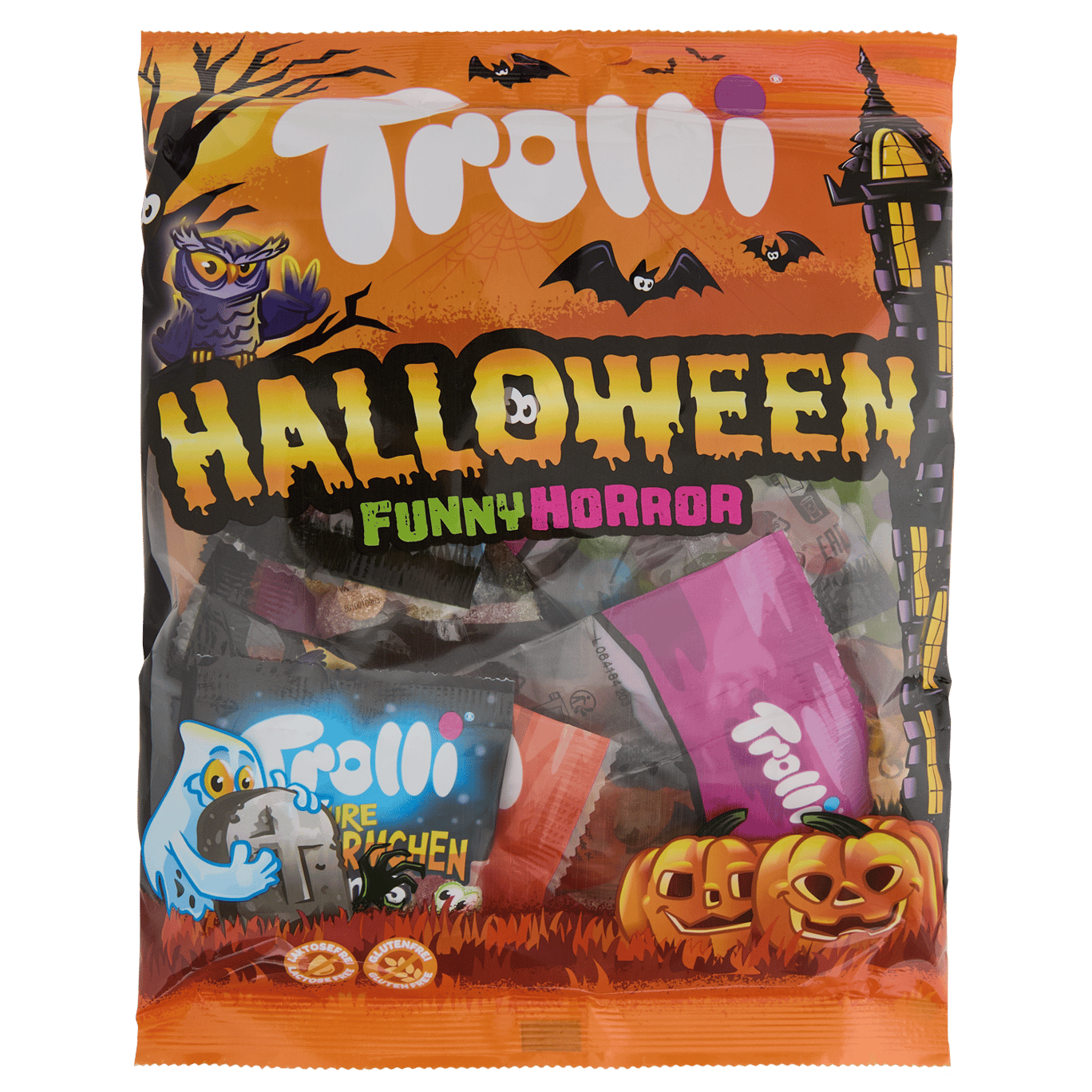 Sachets de bonbons à distribuer Trolli Halloween