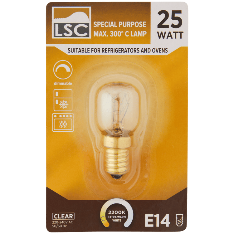 Ampoule four/réfrigérateur T25 LSC
