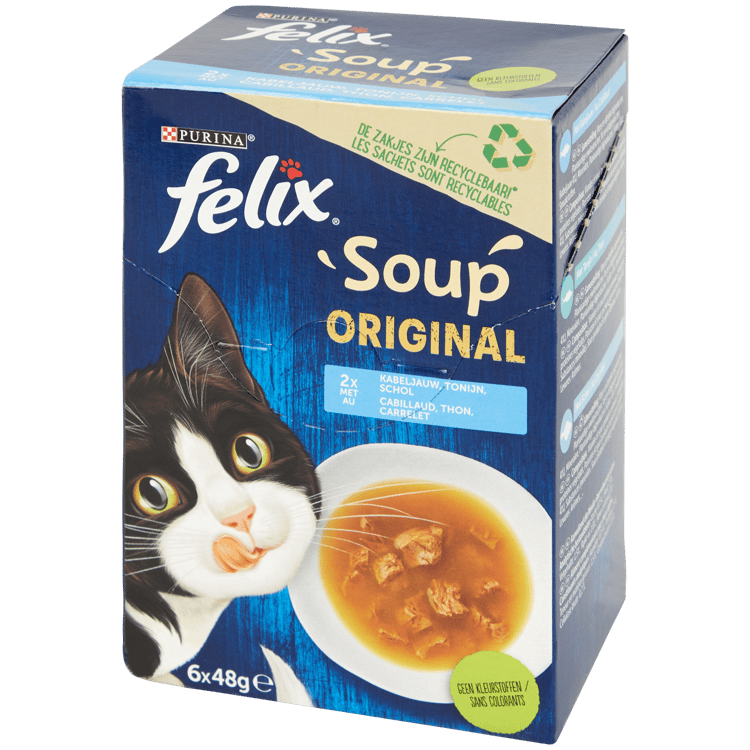 Polévka pro kočky Purina Felix Ryba