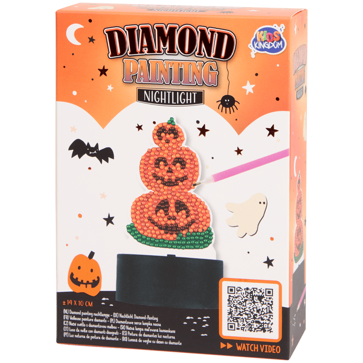 Peinture diamant veilleuse Kids Kingdom Halloween