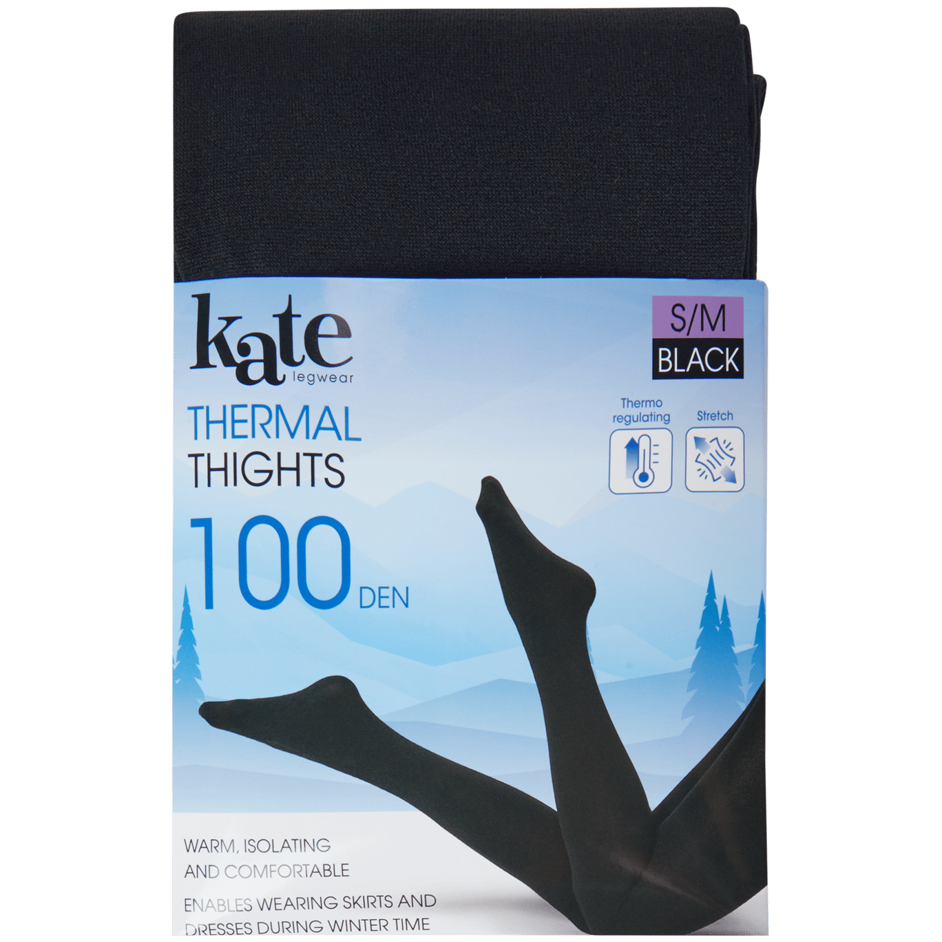 Termorajstopy Kate Legwear 100 den