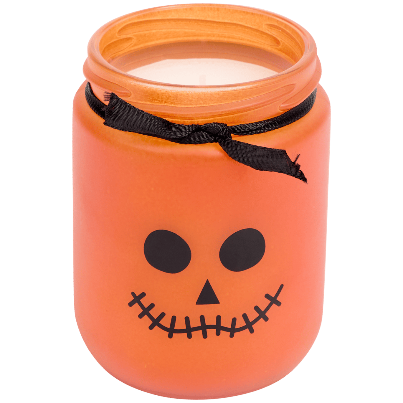 Bougie d'Halloween dans un verre