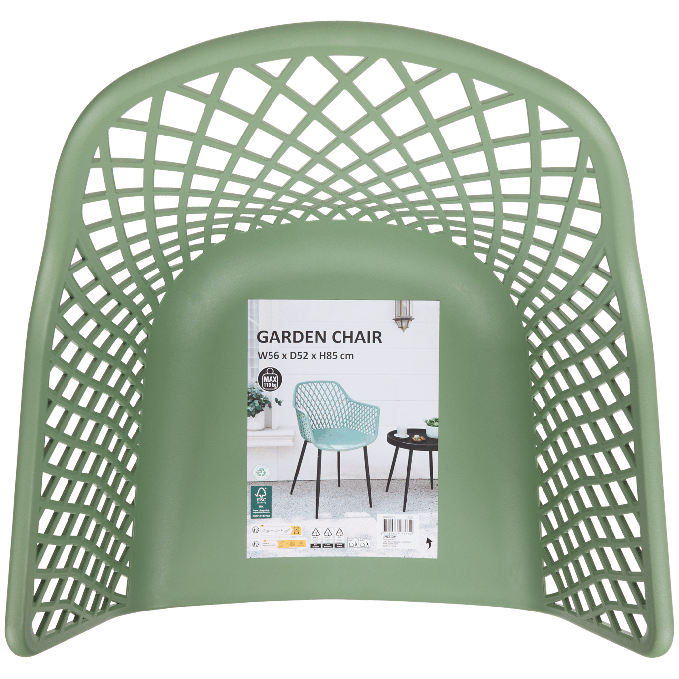 Chaise de jardin en plastique