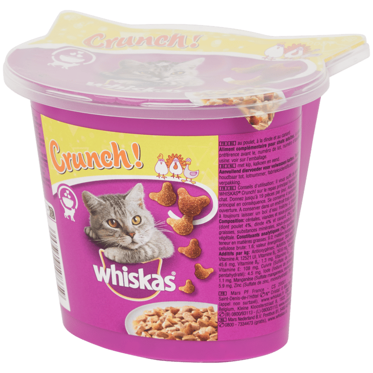 Kočičí pamlsky Crunch Whiskas