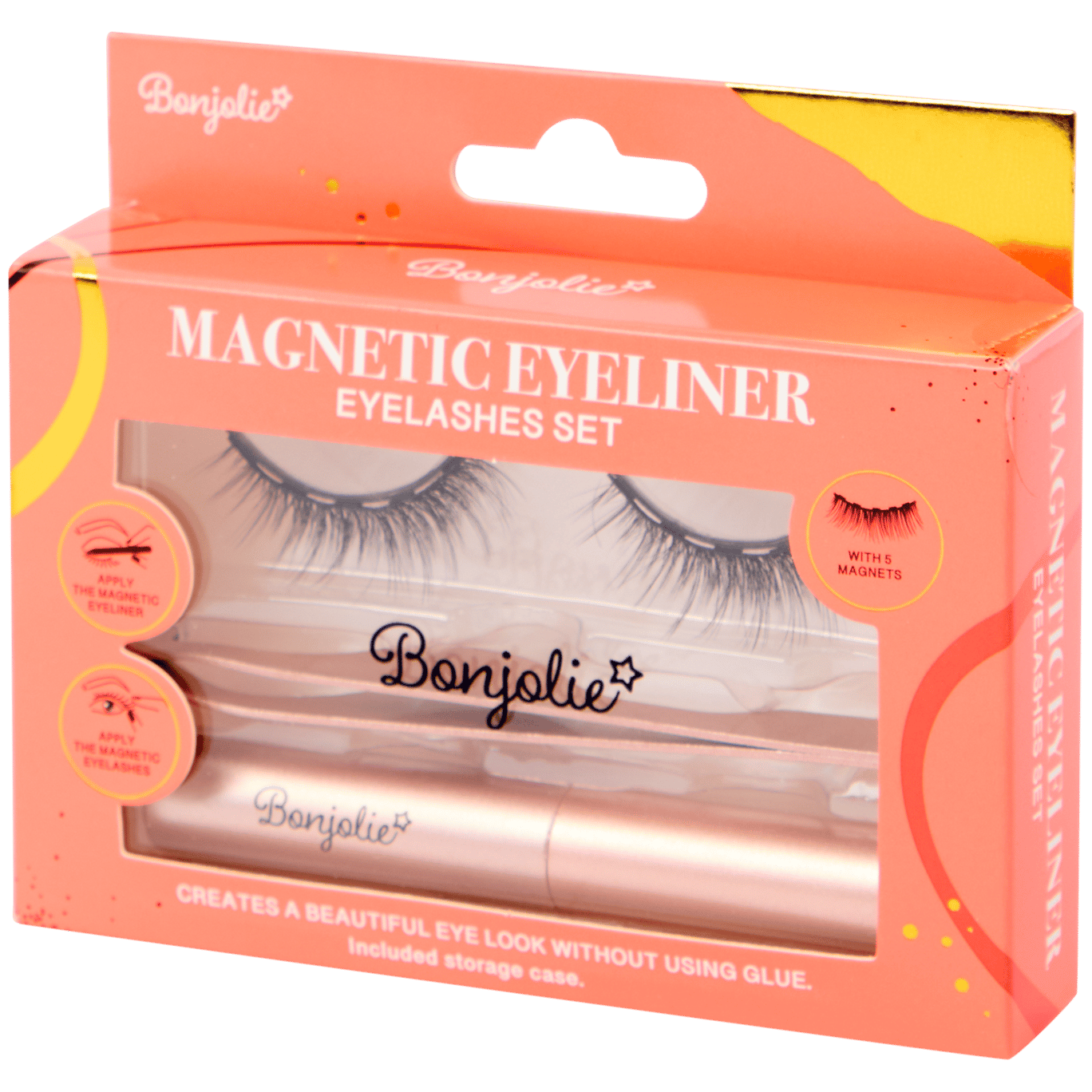 Kit eyeliner et faux cils magnétiques Bonjolie