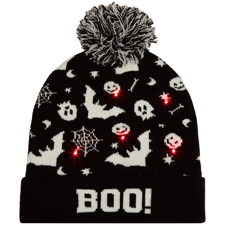 Gorro de Halloween com luzes