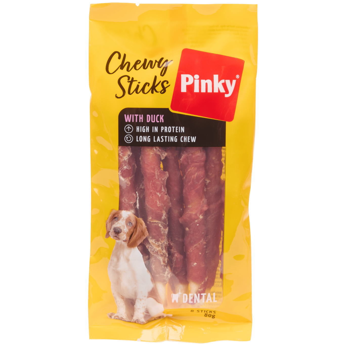 Przekąski dla psa Pinky Chewy Sticks