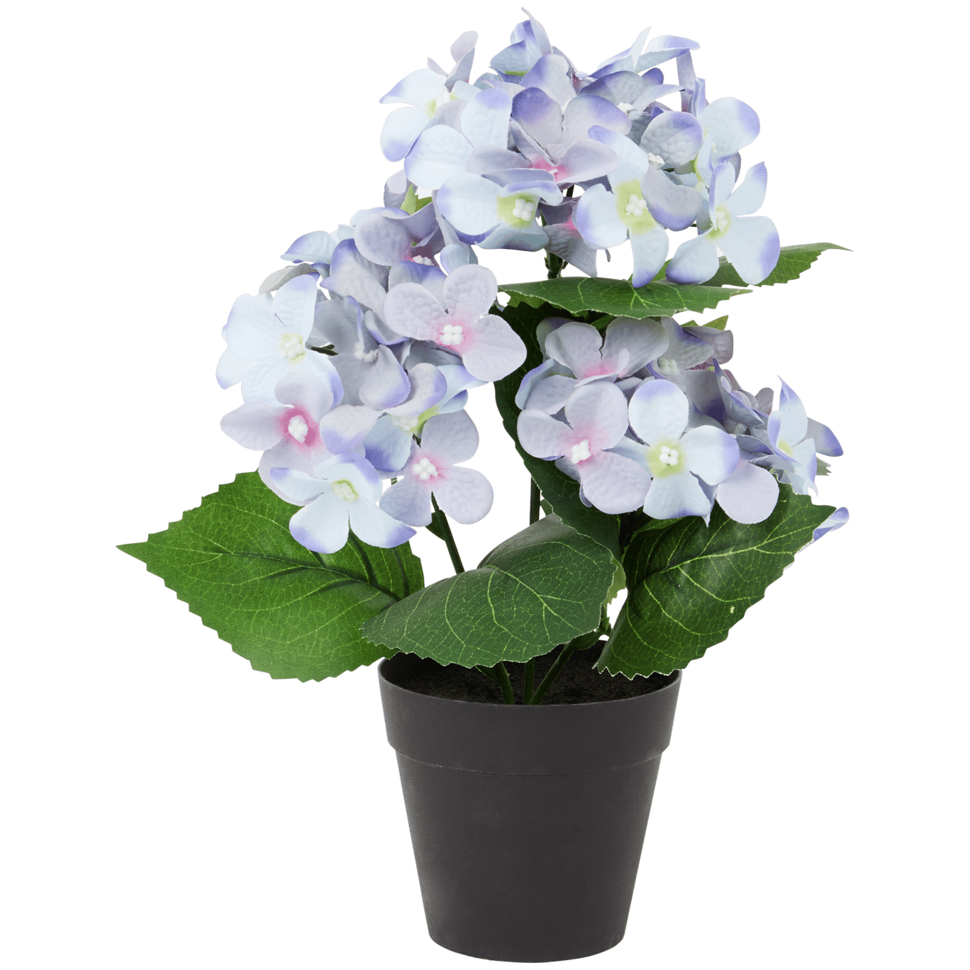 Hortensia artificiel en pot