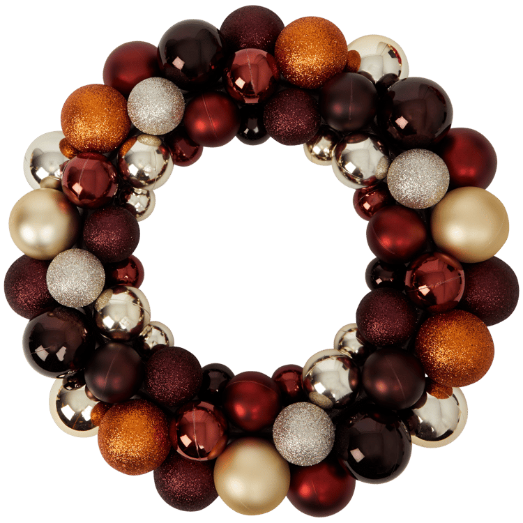 Couronne de boules de Noël Absolu Chic