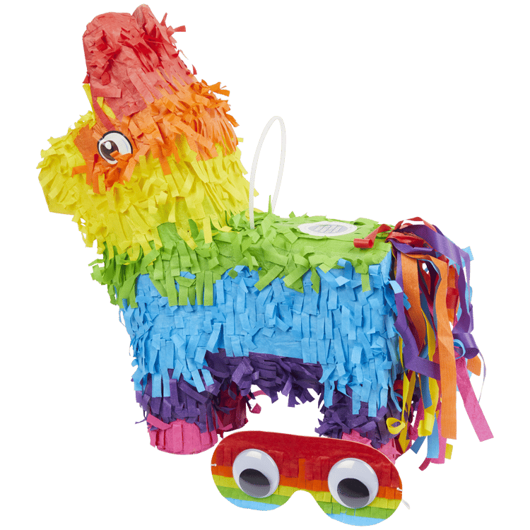 Piñata con maschera