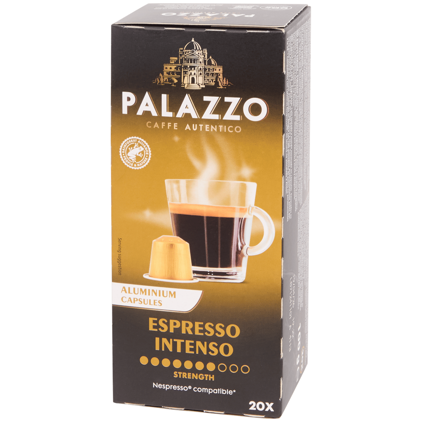 Kávové kapsuly Palazzo Espresso Intenso