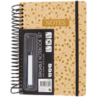 Whiteboard notitieboek met uitwisbare stift