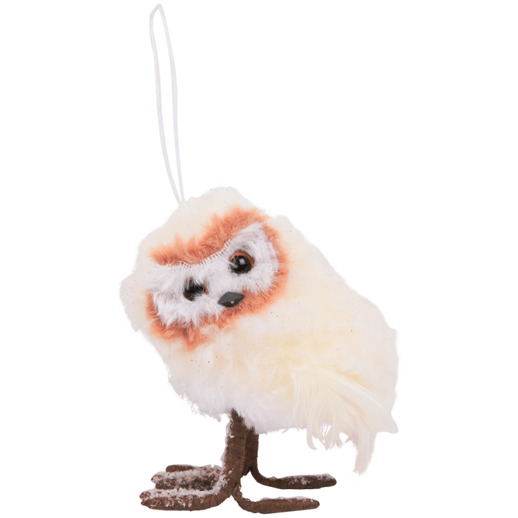 Pluchen vogel hanger