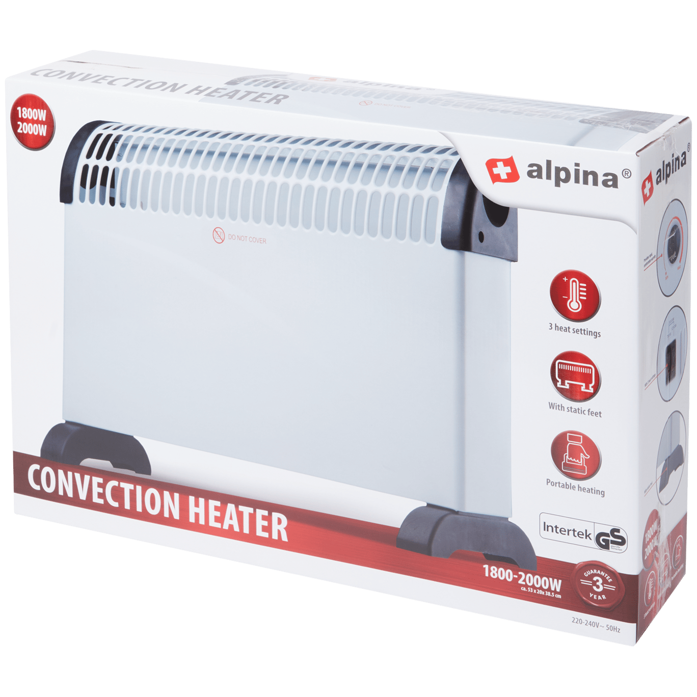 Calefactor convector Alpina