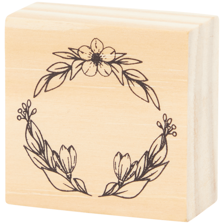 Houten stempel 