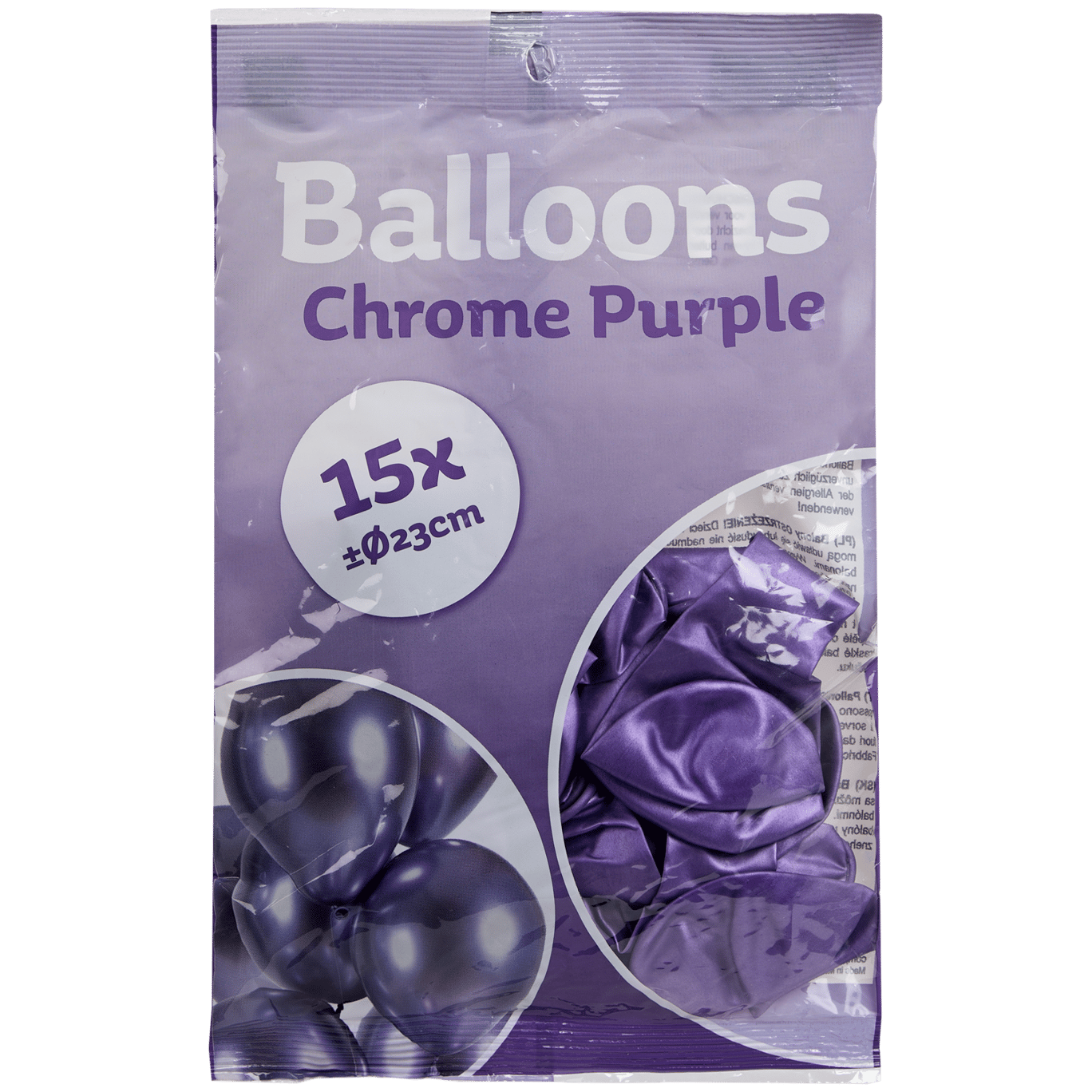 Chromowane balony