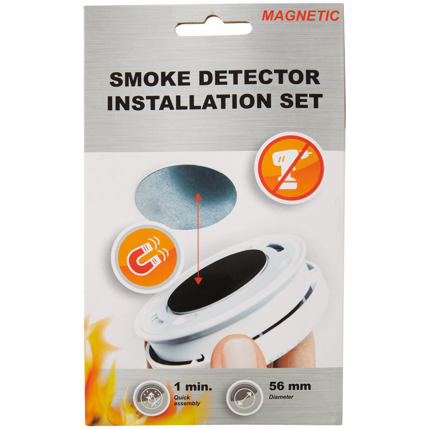 Montážna súprava na detektor dymu