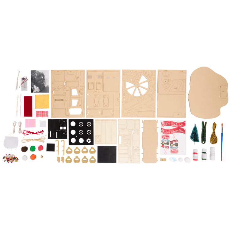 Crafts & Co bouw je eigen kersthuisje