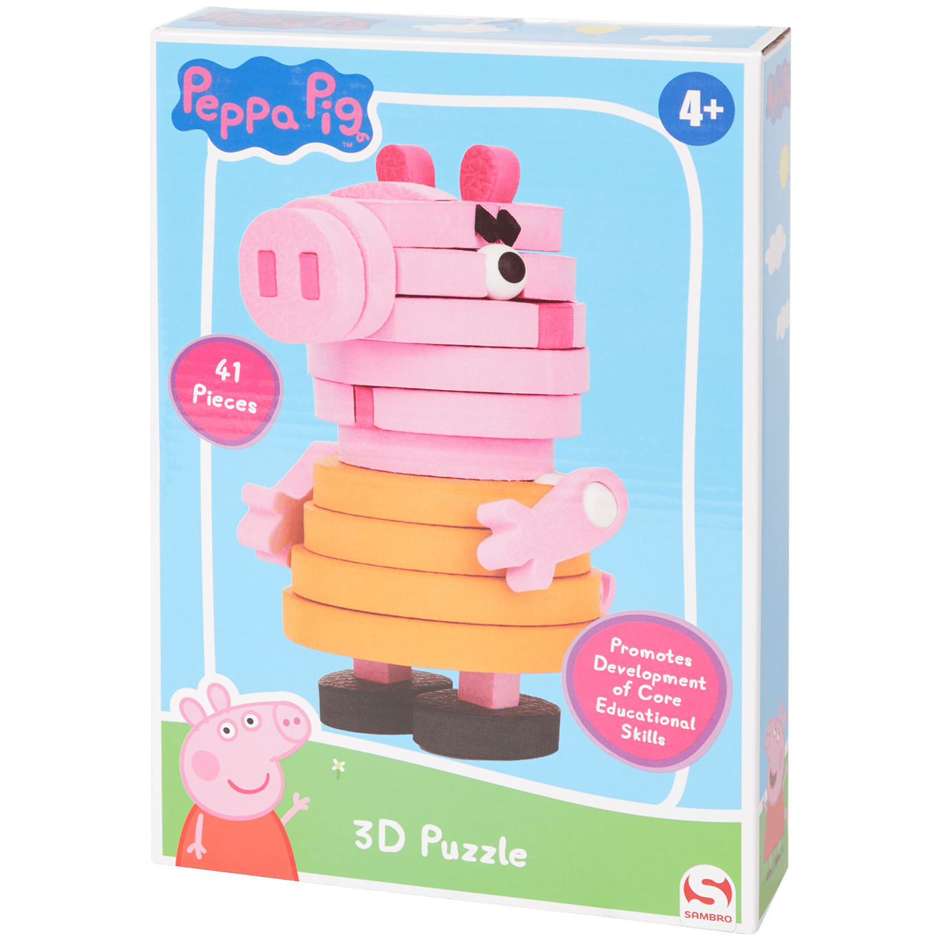 Puzzle en mousse 3D Peppa Pig