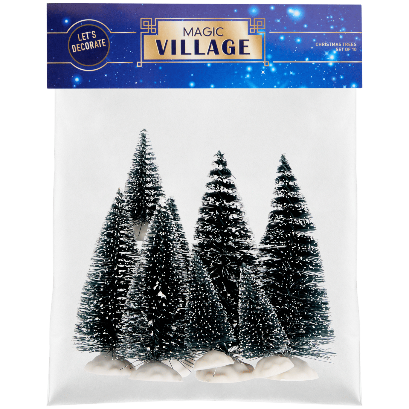 Petits sapins de Noël Magic Village