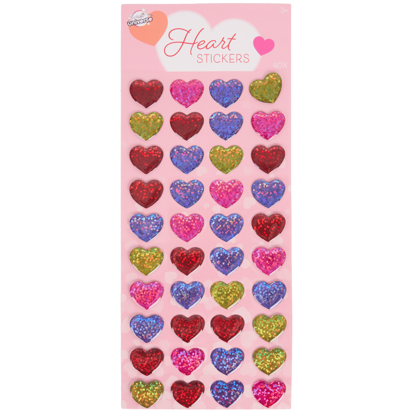 Adesivi a forma di cuore Craft Universe