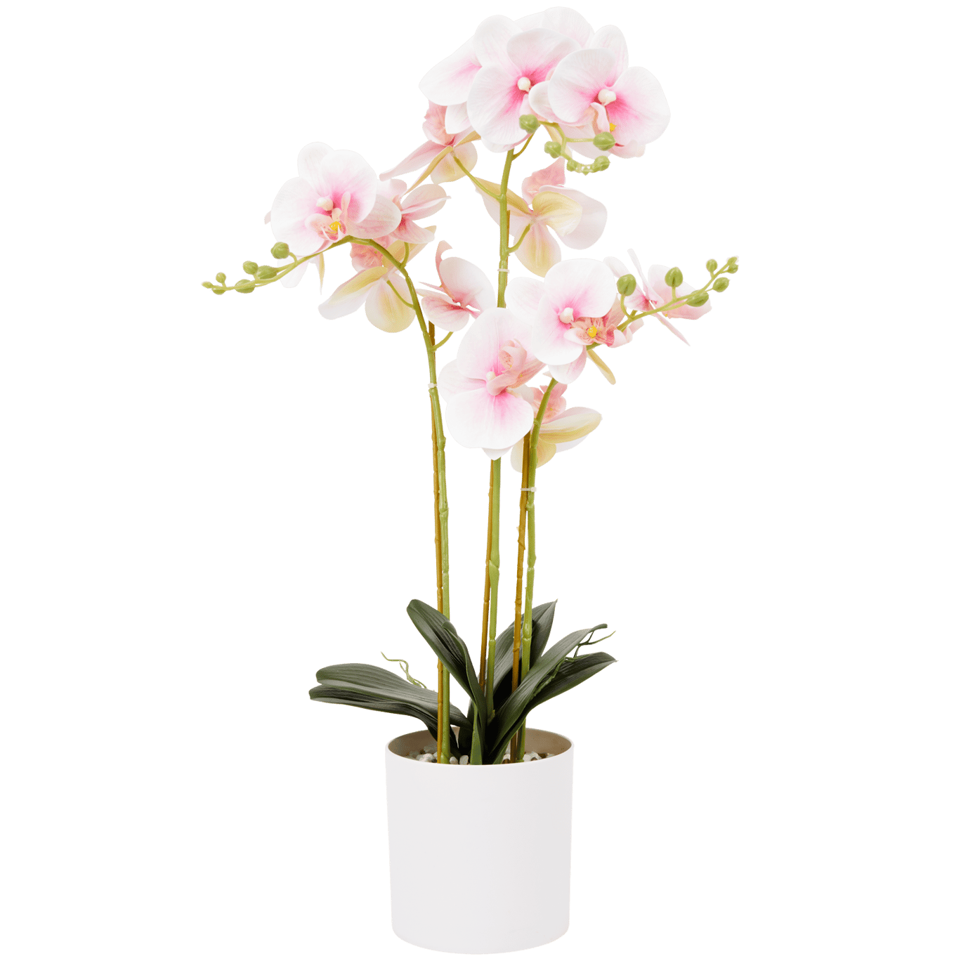 Künstliche Orchidee im Topf