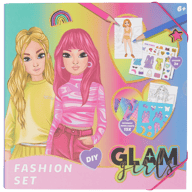 Książka z zadaniami związanymi z modą Glam Girls
