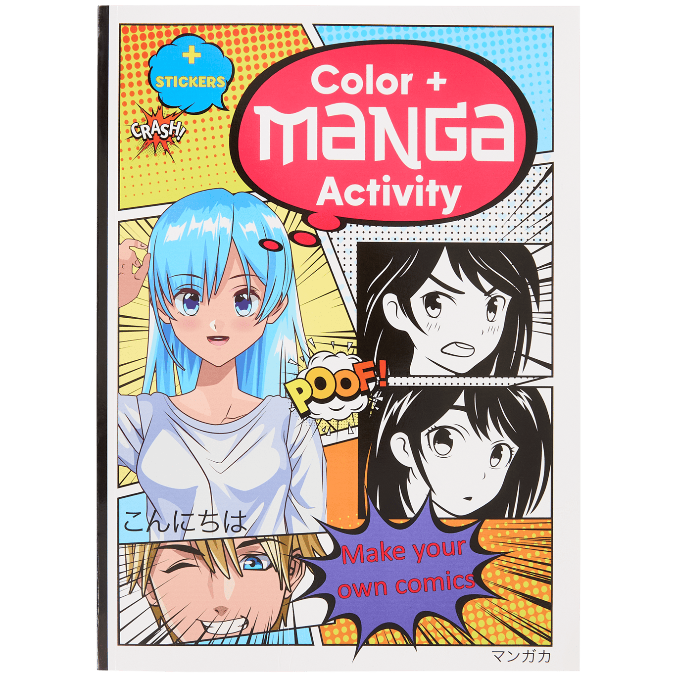 Livro de manga para colorir