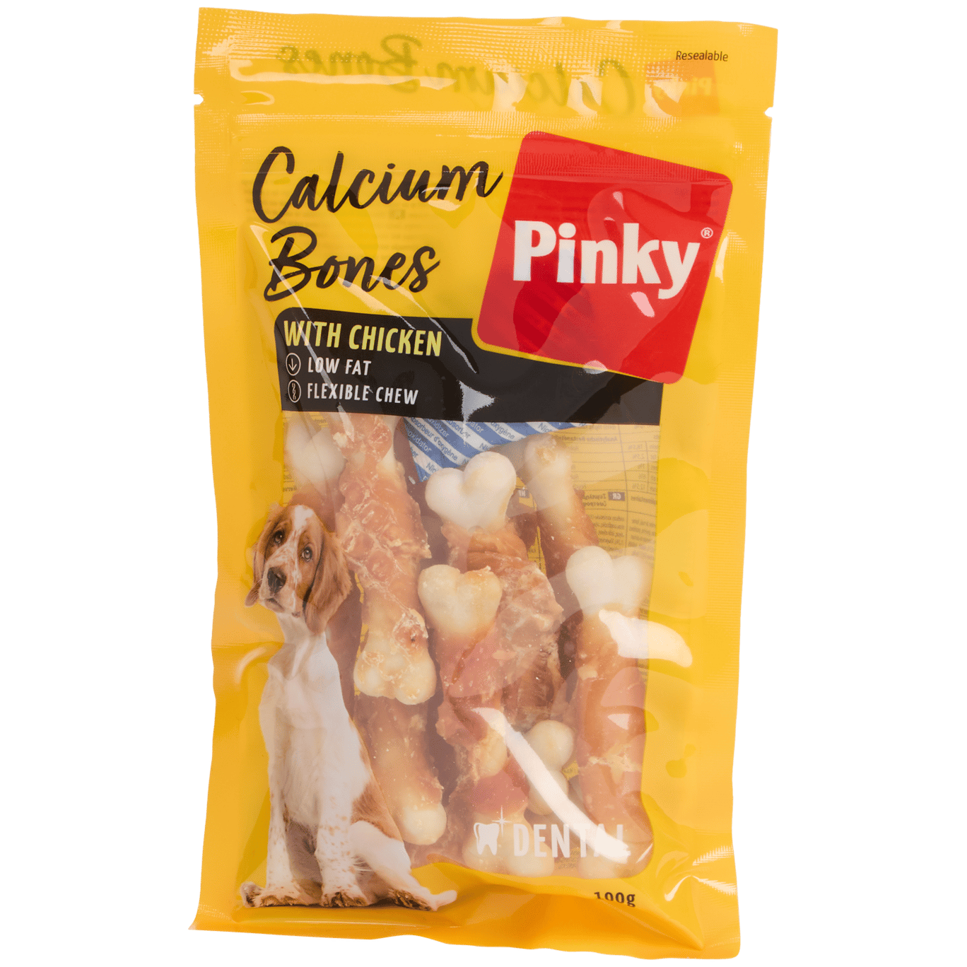 Snacks para cães Pinky Calcium Bones