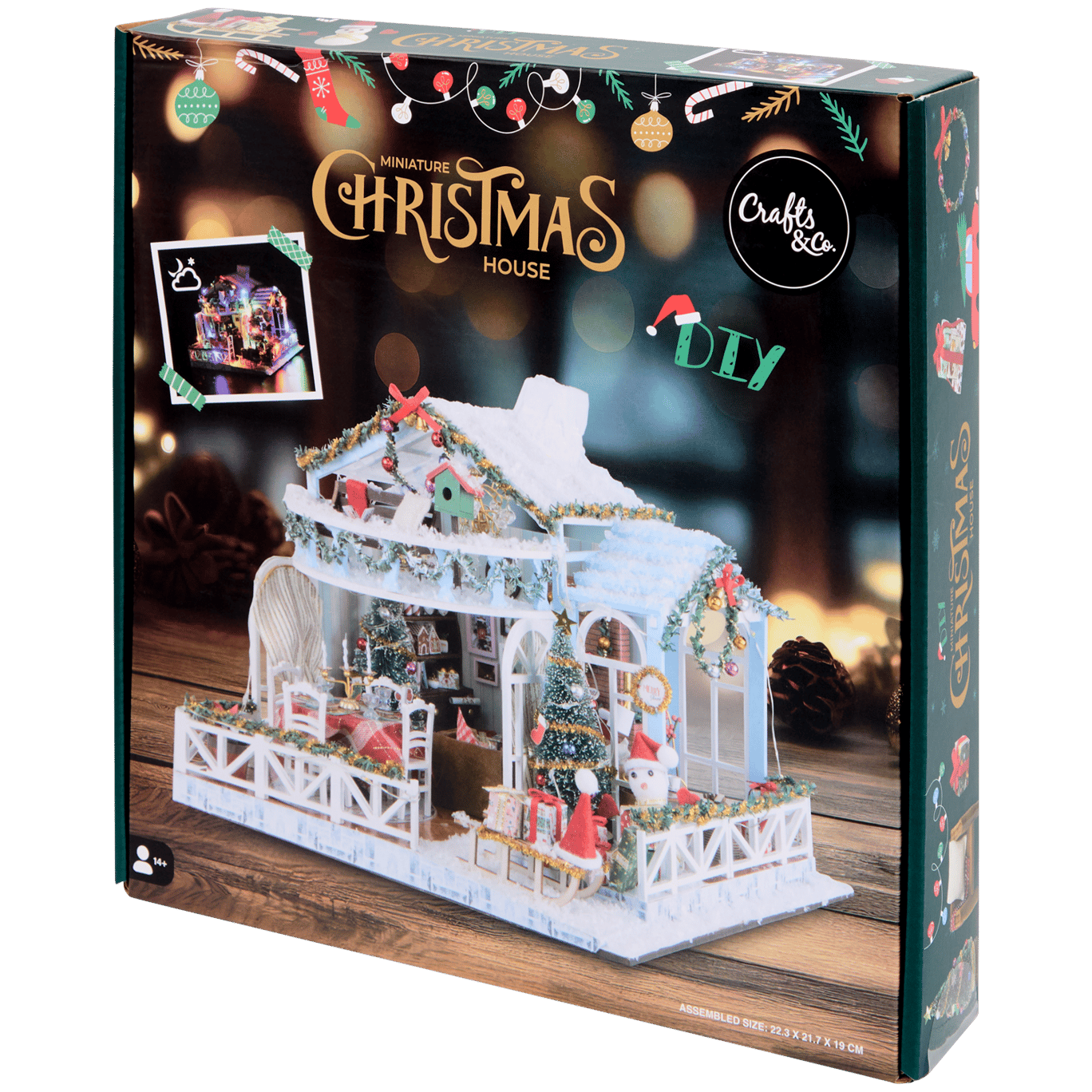 Construye tu propia casa de Navidad Crafts & Co