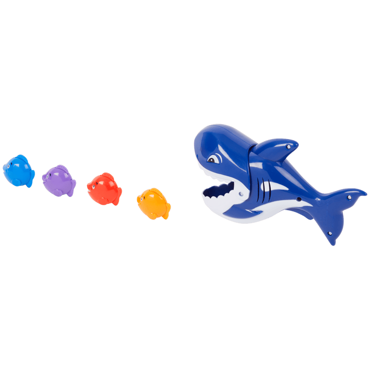 Brinquedo de água em forma de tubarão